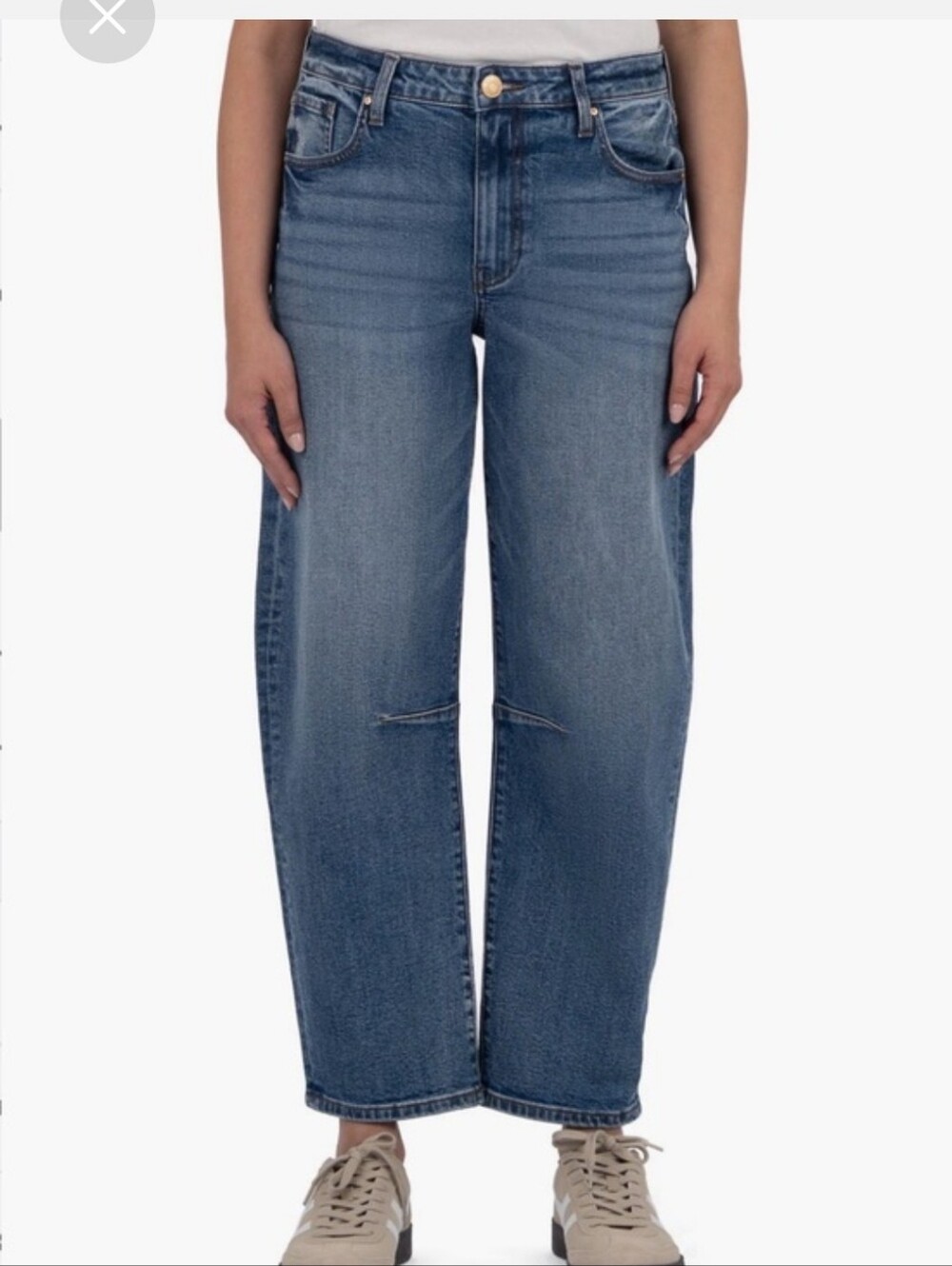 Kut From The Kloth Ashley High Waist Slouchy Barrel Leg Jeans Size 10